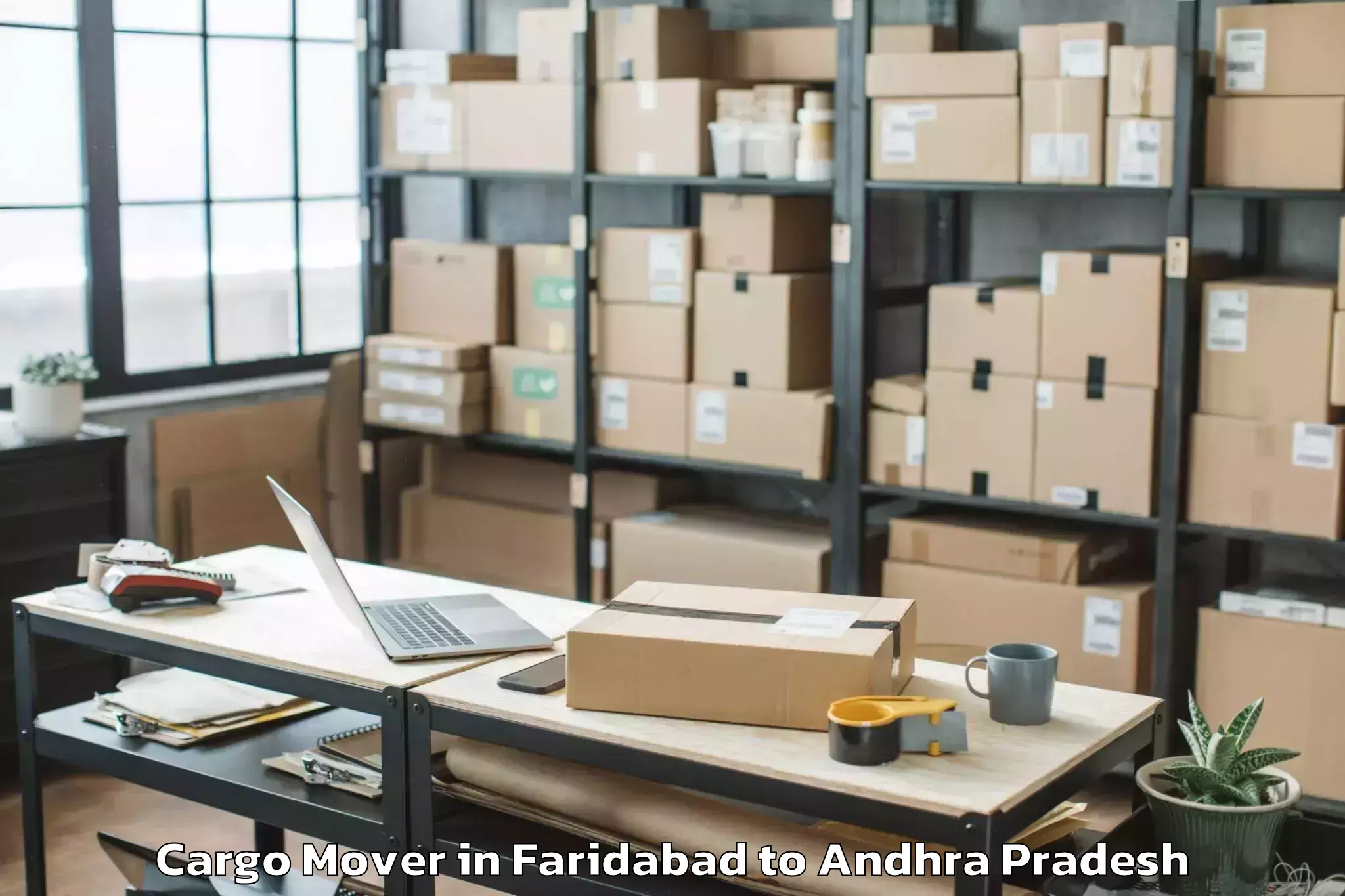 Leading Faridabad to Gandepalle Cargo Mover Provider